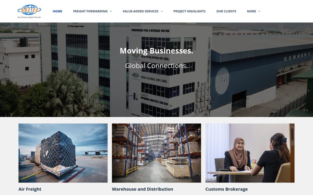 Homepage of mlh.com.my