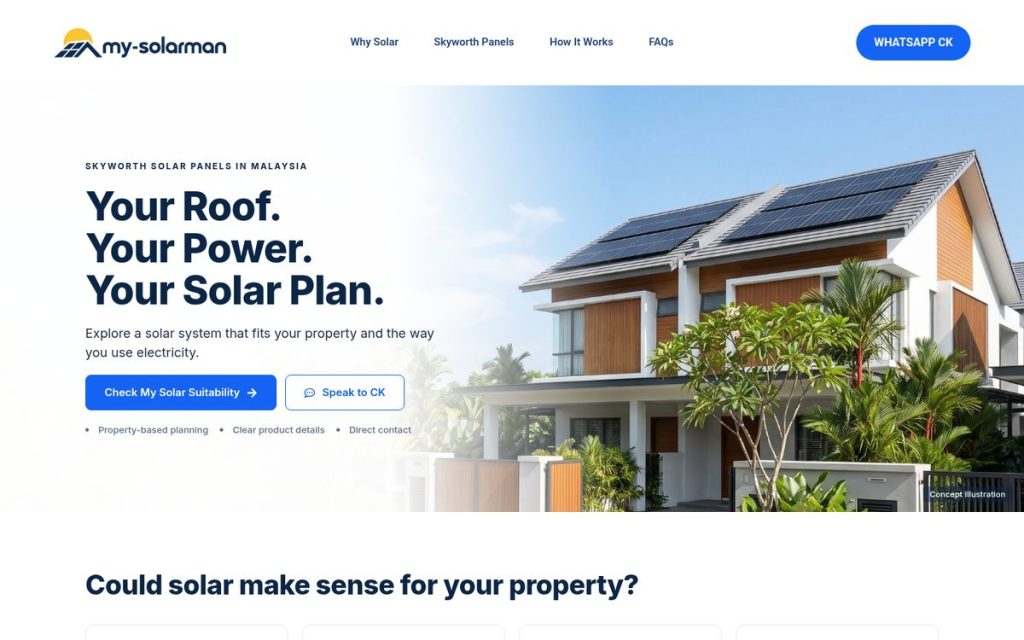 Homepage of my-solarman.com
