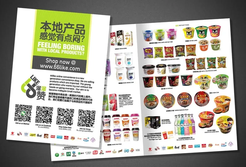 66like leaflet design by Adxus